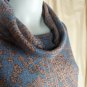 Jon & Anna Gray Floral Print Sleeveless Drape Neck Swing Dress Size M