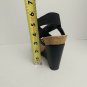 Jessica Simpson black strecth band WedgeHeels size 8M