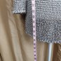 Chico's Size 0 Black & White Knit Cotton Blend Buttonless Cardigan