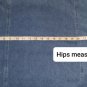Original TY Wear Blue 100% Cotton Denim Side Pockets Size 22W