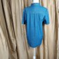 Bobbie Brooks Blue Bird Denim Cotton Button Down Top