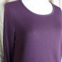 Apt.9 Berry Pink Mix Fabric Medium Weight Detail Top Size XL