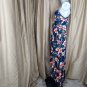 See You Monday Navyblue Floral Faux Wrap Dress Size XL