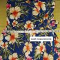 See You Monday Navyblue Floral Faux Wrap Dress Size XL