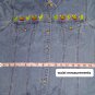 Disney Winnie the Pooh blue Denim Button Down Shirt Size M
