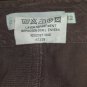 Cache Cache Brown 100% Cotton Pocket Ruffled Hem Skirt  Size 42 ( Us 10)