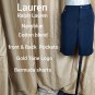 Lauren Ralph Lauren Navyblue Logo Bermuda Shorts Size 12