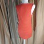Ann Taylor LOFT Orange Striped Sparkle Front Tank Top Size XS