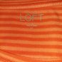 Ann Taylor LOFT Orange Striped Sparkle Front Tank Top Size XS