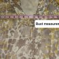 Ann Taylor LOFT 100% Linen yellow & gray print fully lined sleeveless dress...
