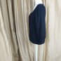 Cable & Gauge Black button down scoop neckline silk blend cardigan size M