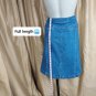 Jones Sport Blue Denim Pockets Skirt Size 10