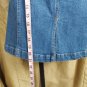 Jones Sport Blue Denim Pockets Skirt Size 10