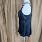Ann Taylor LOFT Black Detail Side Zip Tank Top Size 10