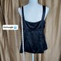 Ann Taylor LOFT Black Detail Side Zip Tank Top Size 10