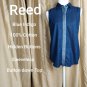 Reed blue button down size S