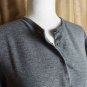 Ralph Lauren Gray Snap Down Cotton Blend Logo Cardigan Size L