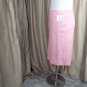 New NORTON MCNAUGHTON linen Blend Sorbet Color Eyelet Detail Lined Skirt Size 18