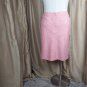 New NORTON MCNAUGHTON linen Blend Sorbet Color Eyelet Detail Lined Skirt Size 18