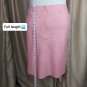 New NORTON MCNAUGHTON linen Blend Sorbet Color Eyelet Detail Lined Skirt Size 18
