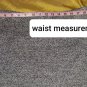 Loft Gray Elastic Waistband A Line Plush Knee Skirt Size 22