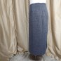 NEW WITH TAG AVENUE black Double Back Knee Splits Pencil Skirt Size 20.