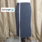 NEW WITH TAG AVENUE black Double Back Knee Splits Pencil Skirt Size 20.
