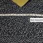 Jessica Howard Black And White Polka-dot Double V Neckline Back Zip Dress...