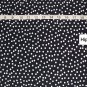 Jessica Howard Black And White Polka-dot Double V Neckline Back Zip Dress...