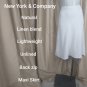 New York & Company Natural Linen Blend Lightweight Maxi Skirt Size 10