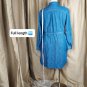 Tommy Hilfiger Blue Denim Cotton Side Pockets Logo Button Down Belted Shirt...