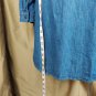 Tommy Hilfiger Blue Denim Cotton Side Pockets Logo Button Down Belted Shirt...
