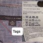 Tommy Hilfiger Blue Denim Cotton Side Pockets Logo Button Down Belted Shirt...