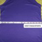 Nike Dri-fit Purple Logo Hem Work Out Tank Size S
