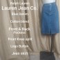 Ralph Lauren Front Split  Skirt With Side  And Back Pockets Size 14P