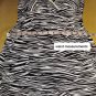 New Energie White & Black Animal Print Maxi Dress Size M