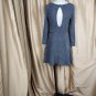 Free People Gray & Black V Neckline Slip On Dress Size XS