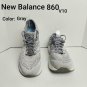 Women's New Balance 860 v10 Running Shoes Sneakers Size 8 US/39 EU Gray Teal