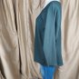 New Terra & Sky Green Dark Aloe Spandex Blend Ribbed Long Sleeves Sweet Heart...