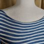 J.crew Blue & White Striped Cotton Long Sleeves Painter Tee Size XXS