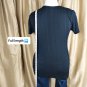 Sugar & Rose Black Coal Texture Fitted Tunic Top Size 3x