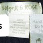 Sugar & Rose Black Coal Texture Fitted Tunic Top Size 3x
