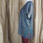 Ashley Stewart Black Sparkle Zigzag Spandex Blend Top Size 30/32