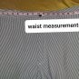 Haggar Blue & White Pinstripe Expandable Waistband Shorts Waist 40