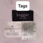 Haggar Blue & White Pinstripe Expandable Waistband Shorts Waist 40