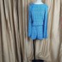 New H&M Blue And Beige Print Pocket Romper Size 6
