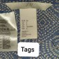 New H&M Blue And Beige Print Pocket Romper Size 6