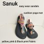 SANUK YOGA SLING WOMENS SANDALS MULTICOLOR TEXTILE UPPER SIZE 9