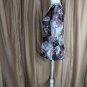 Sushi Flower Red & Black Pasliey Print Detail Blouse Size S