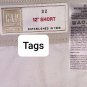 Gap Beige Cotton Spandex Blend Front & Back Button Pockets 12" Shorts Waist 32